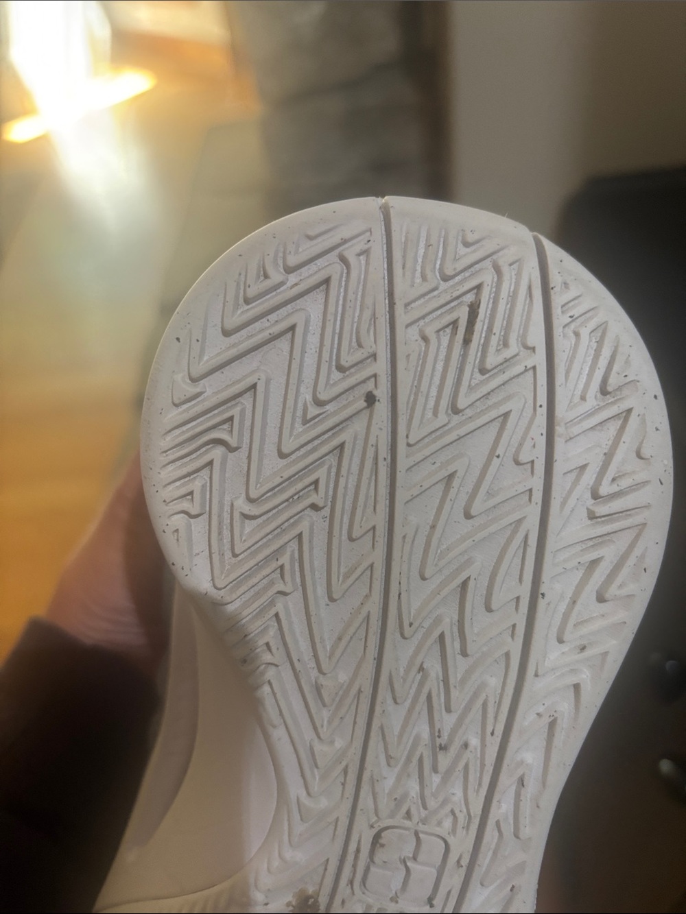 Nike React sabrina Light Gray basketball Sneakers with White Accents - Picture 8 of 9